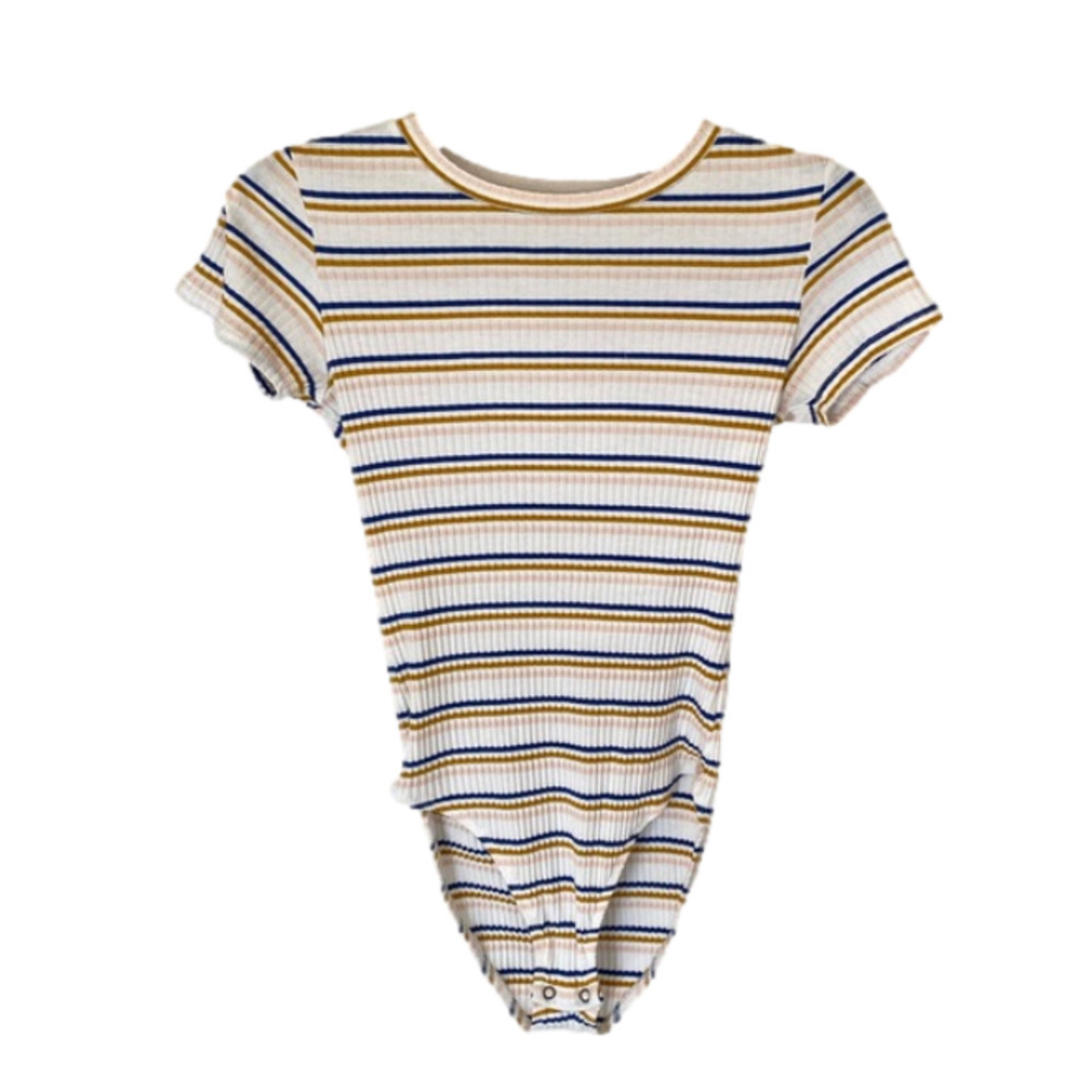 AMERICAN Eagle Short Sleeved Ribbed Body Suit